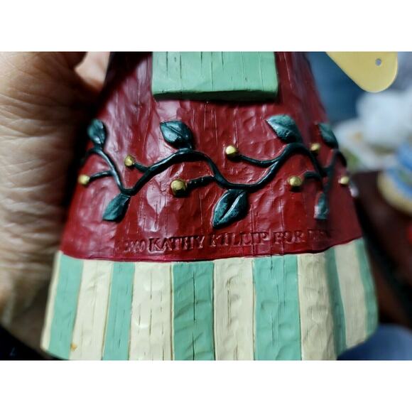Joy Angel Winged Demdaco 2000 Kathy Killip 10" figurine Christmas - Picture 4 of 4